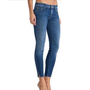 MOTHER The Vamp Crop Slit Ankle